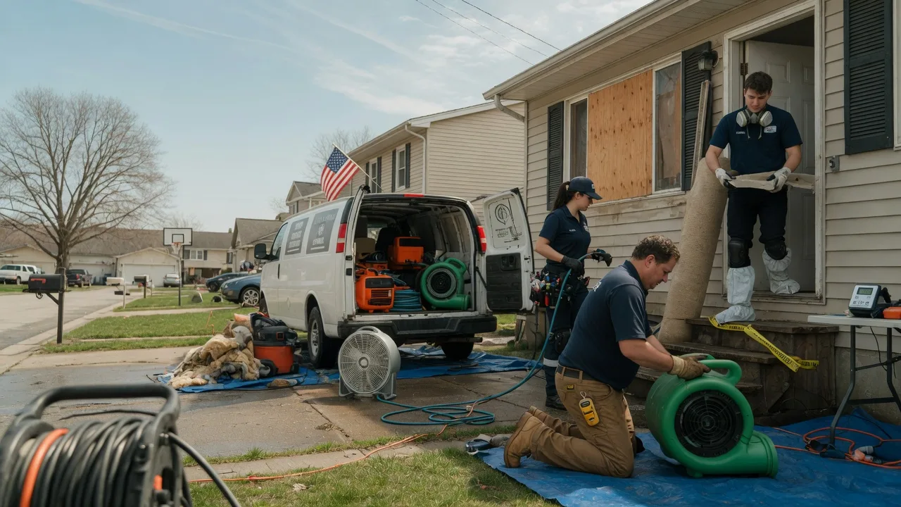 Water Damage Restoration in Sheffield, TX near me